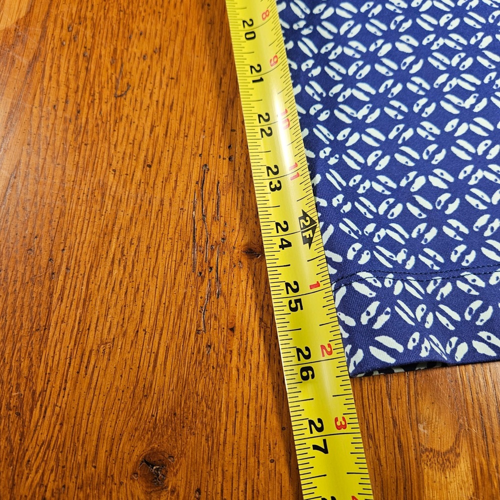 J.McLaughlin Womens Blue Geometric Print Stretch Cropped Leggings Size S‎ - Picture 9 of 9
